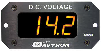 Davtron Flight Instruments Model 450A Digital Voltmeter M450A Model 450A Digital Voltmeter