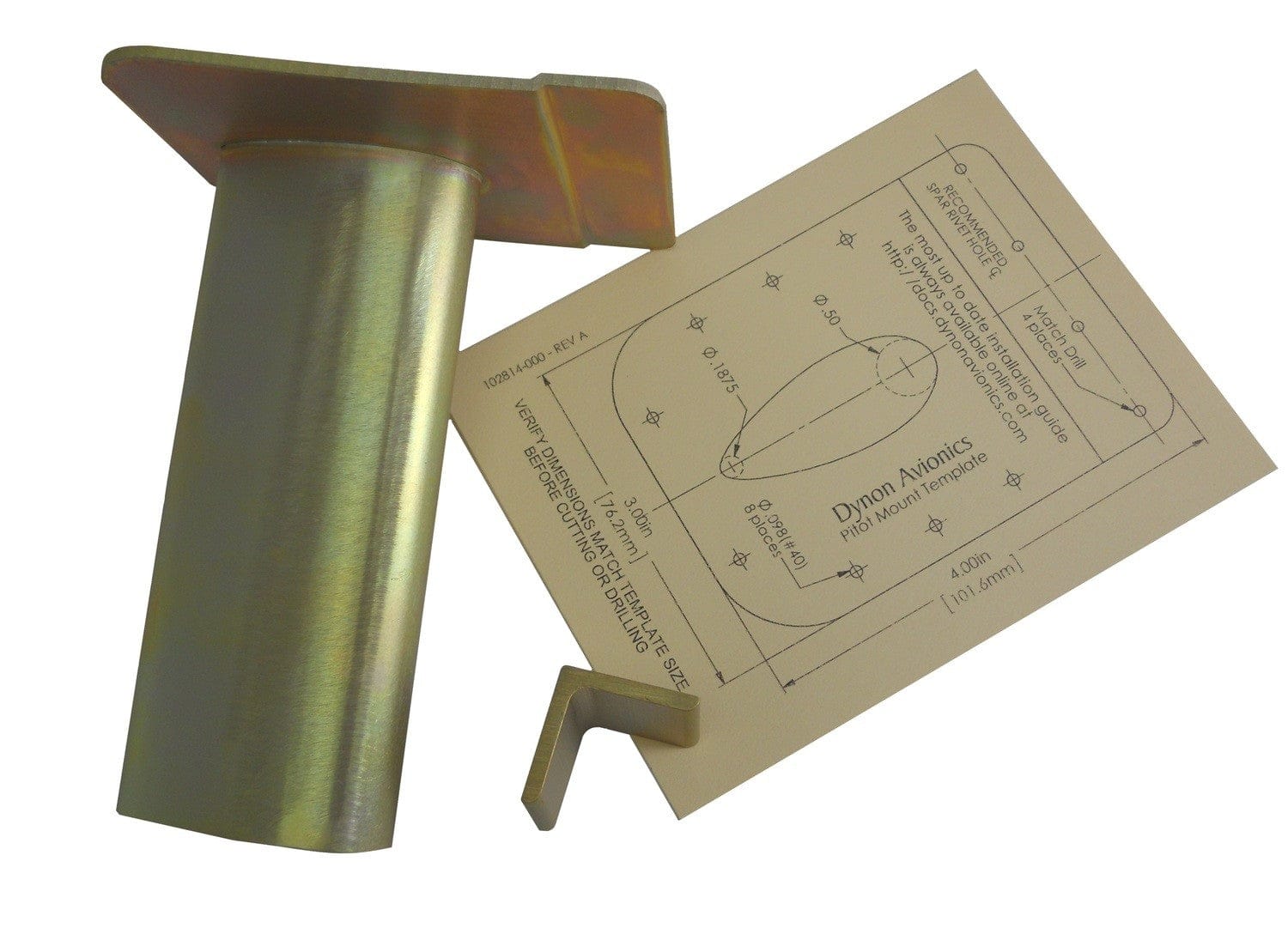 Dynon Avionics Aircraft Parts & Accessories AOA/Pitot Mount Bracket 102813-000 AOA/Pitot Mount Bracket