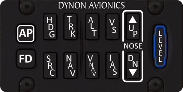 Dynon Avionics Aircraft Parts & Accessories SV-AP-PANEL SkyView Autopilot Control Panel (SV-AP-PANEL/H SkyView Autopilot Control Panel - Horizontal) 102137-001 SV-AP-PANEL SkyView Autopilot Control Panel (SV-AP-PANEL/H SkyView Autopilot Control Panel - Horizontal)