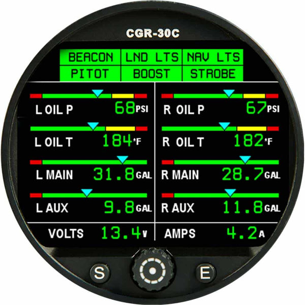 Electronics International CGR-30P + CGR-30C Twin Combo 6-Cylinder Package CGR-30-TC-6 CGR-30P + CGR-30C Twin Combo 6-Cylinder Package