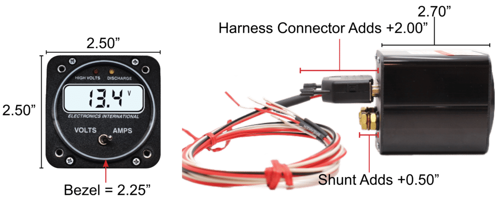 Electronics International VA-1A-XX Volts and Amps for external shunt (specify shunt value, sold separately) VA-1A-XX VA-1A-XX Volts and Amps for external shunt (specify shunt value, sold separately)