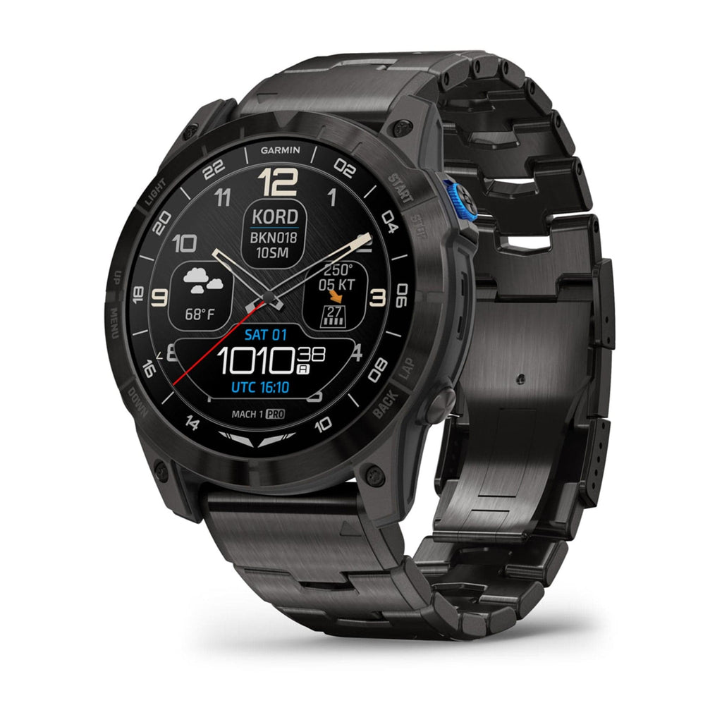 Garmin Aviation GPS Wearables & Apps Garmin D2™ Mach 1 Pro  Aviator Smartwatch | Pilot Watch 010-02804-82 Garmin D2™ Mach 1 Pro  Aviator Smartwatch | Pilot Watch