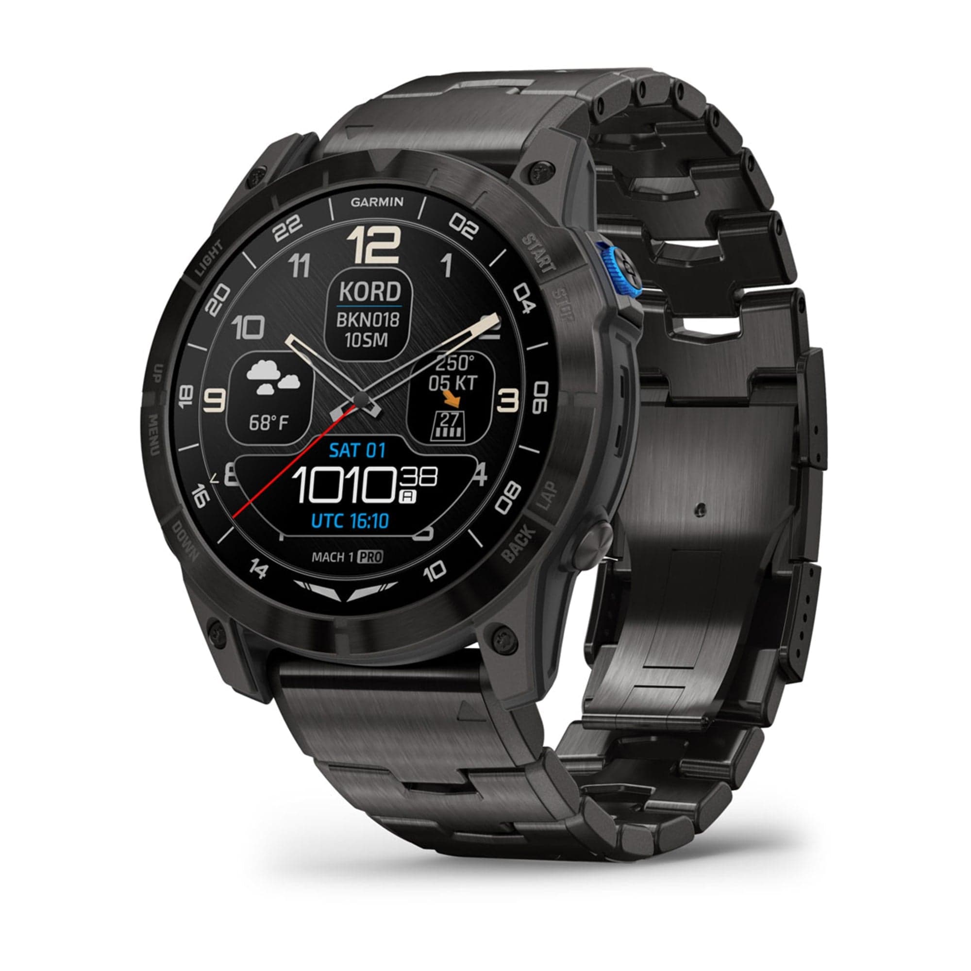 Garmin Aviation GPS Wearables & Apps Garmin D2™ Mach 1 Pro  Aviator Smartwatch | Pilot Watch 010-02804-82 Garmin D2™ Mach 1 Pro  Aviator Smartwatch | Pilot Watch