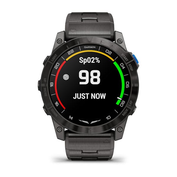 Garmin Aviation GPS Wearables & Apps Garmin D2™ Mach 1 Pro  Aviator Smartwatch | Pilot Watch 010-02804-82 Garmin D2™ Mach 1 Pro  Aviator Smartwatch | Pilot Watch