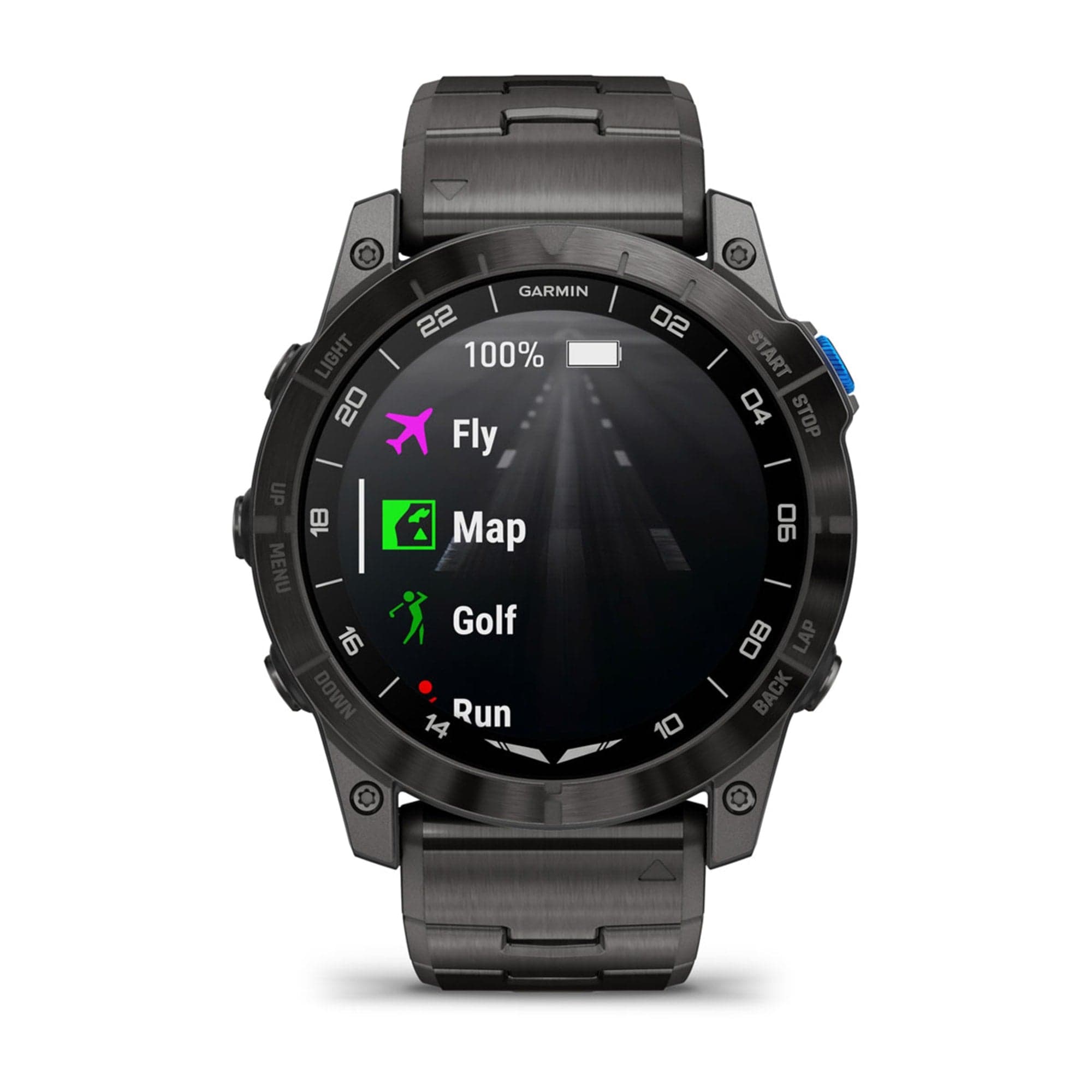 Garmin Aviation GPS Wearables & Apps Garmin D2™ Mach 1 Pro  Aviator Smartwatch | Pilot Watch 010-02804-82 Garmin D2™ Mach 1 Pro  Aviator Smartwatch | Pilot Watch