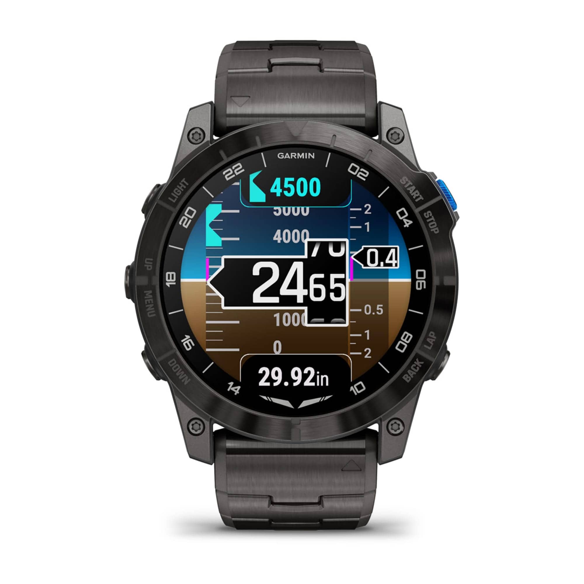 Garmin Aviation GPS Wearables & Apps Garmin D2™ Mach 1 Pro  Aviator Smartwatch | Pilot Watch 010-02804-82 Garmin D2™ Mach 1 Pro  Aviator Smartwatch | Pilot Watch