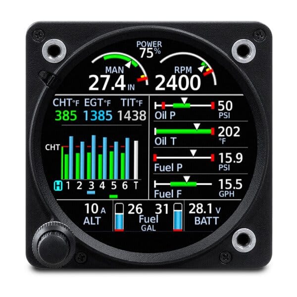 Garmin Aviation GPS Wearables & Apps GI 275 Engine Indication System (EIS) | Electronic Flight Instrument 010-GI275-10 GI 275 Engine Indication System (EIS) | Electronic Flight Instrument