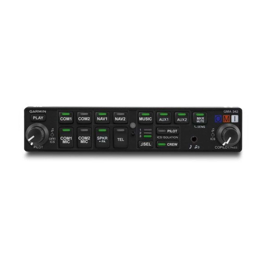 Garmin COMM Radios & Audio Panels Garmin GMA™ 342 | Aviation Audio Panel 010-01319-11 Garmin GMA™ 342 | Aviation Audio Panel