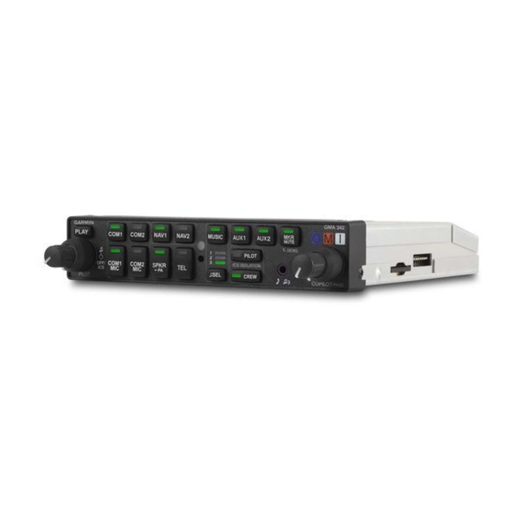 Garmin COMM Radios & Audio Panels Garmin GMA™ 342 | Aviation Audio Panel 010-01319-11 Garmin GMA™ 342 | Aviation Audio Panel