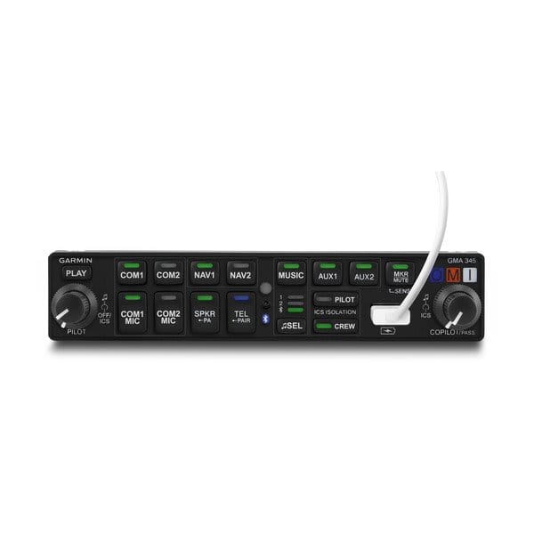 Garmin COMM Radios & Audio Panels Garmin GMA™ 345 | Aviation Audio Panel with Bluetooth® 010-01319-03 Garmin GMA™ 345 | Aviation Audio Panel with Bluetooth®