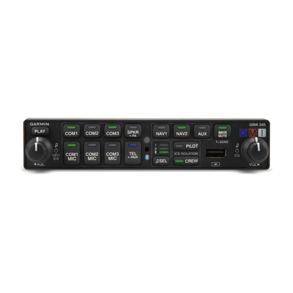 Garmin COMM Radios & Audio Panels Garmin GMA™ 345 | Aviation Audio Panel with Bluetooth® | 3 - Comm 010-01319-23 Garmin GMA™ 345 | Aviation Audio Panel with Bluetooth® | 3 - Comm