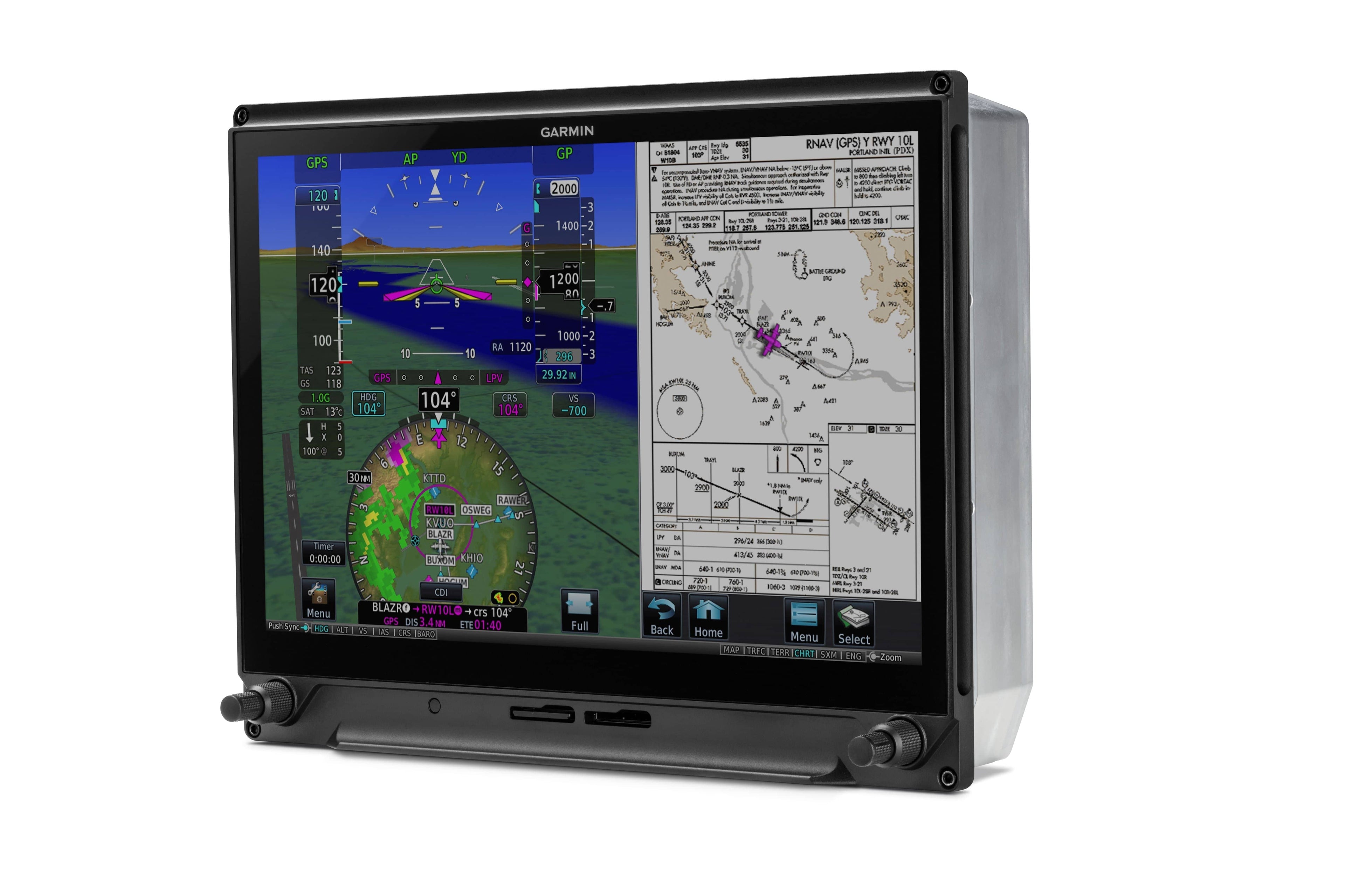 Garmin Flight Display System Garmin GDU 1210, G500 TXi, BLACK, Standard 010-02837-21 Garmin GDU 1210, G500 TXi, BLACK, Standard | Garmin Aviation