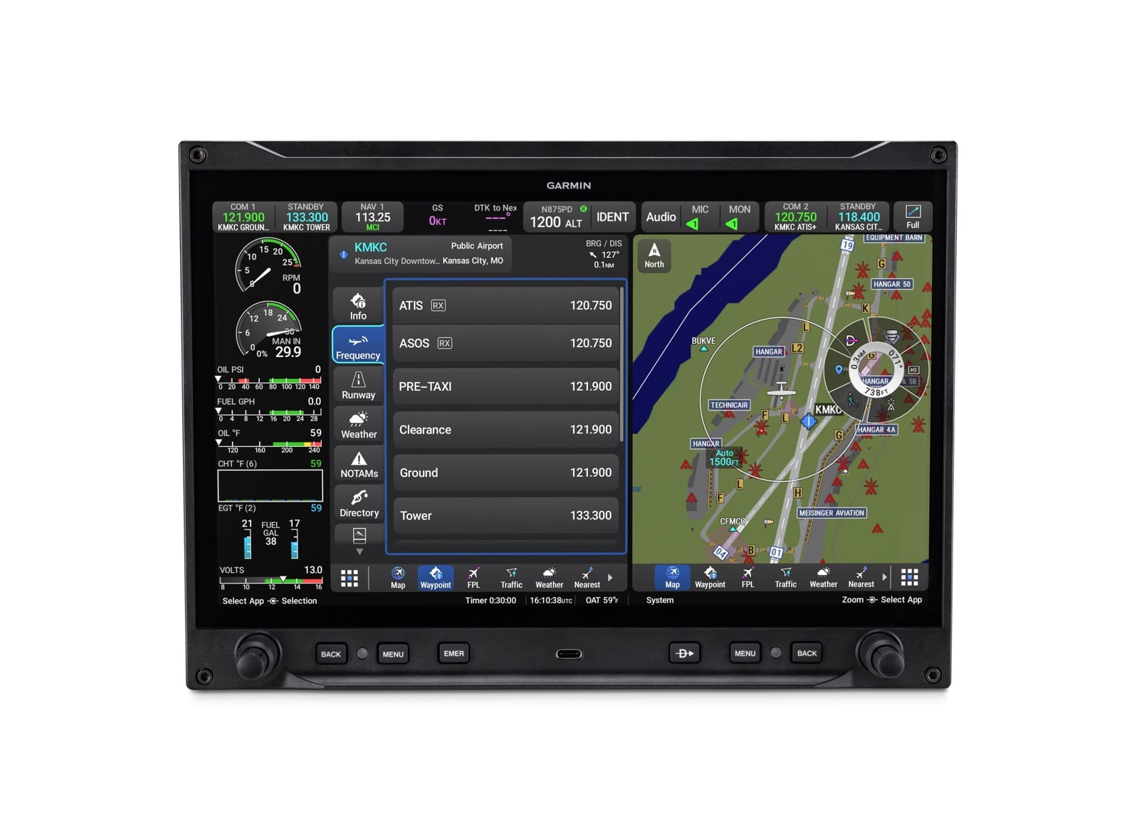 Garmin Flight Displays Garmin AXIS™ 11.6" Flight Display — GDU 116NC (IFR GPS + NAV/COMM + Audio Panel) 010-03002-00 Garmin AXIS™ 11.6" Flight Display — GDU 116NC (IFR GPS + NAV/COMM + Audio Panel)