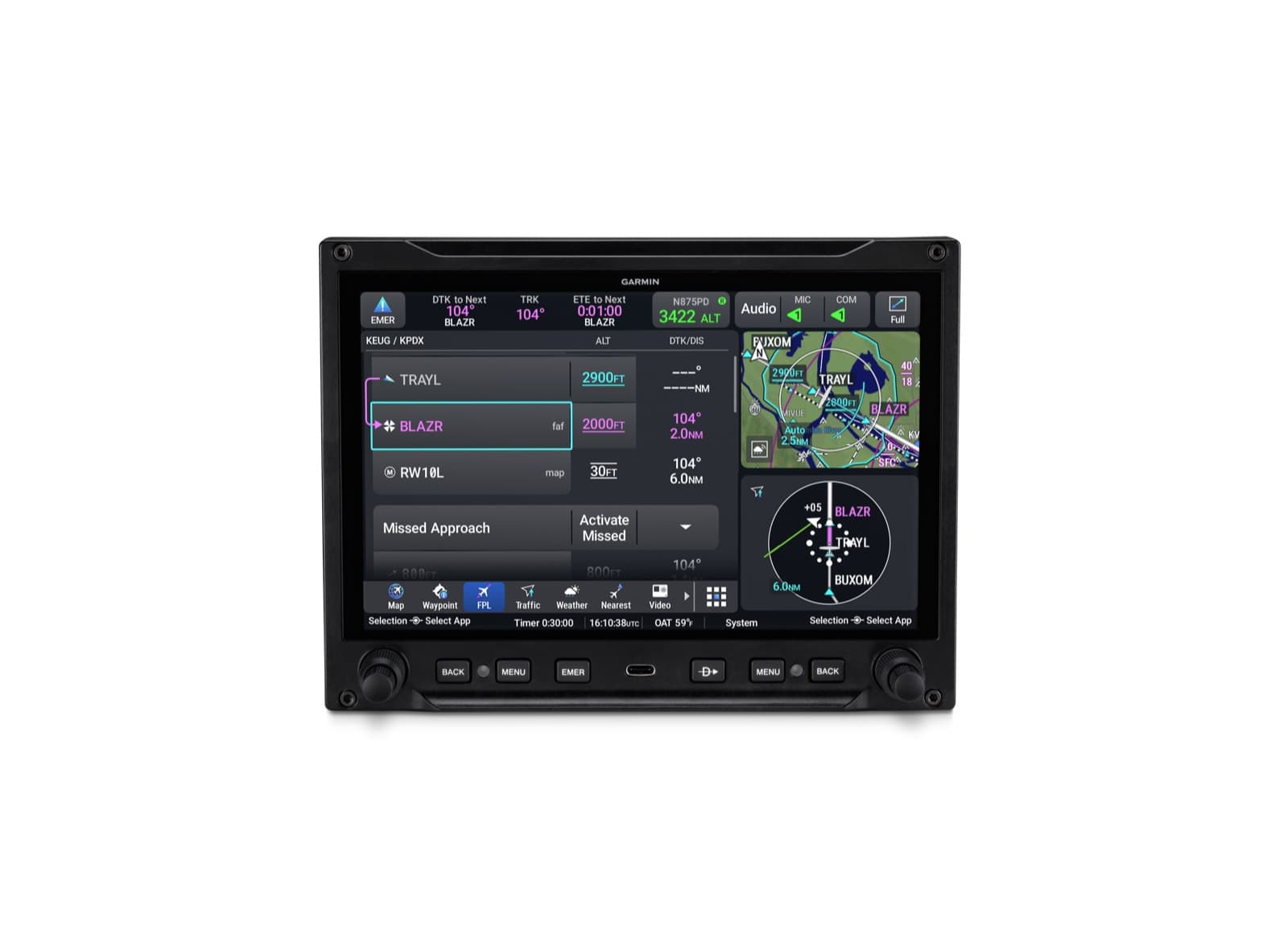 Garmin Flight Displays Garmin GDU 80L — 8-inch Landscape AXIS Flight Display (Certified) 010-04145-00 Garmin GDU 80L — 8-inch Landscape AXIS Flight Display (Certified)
