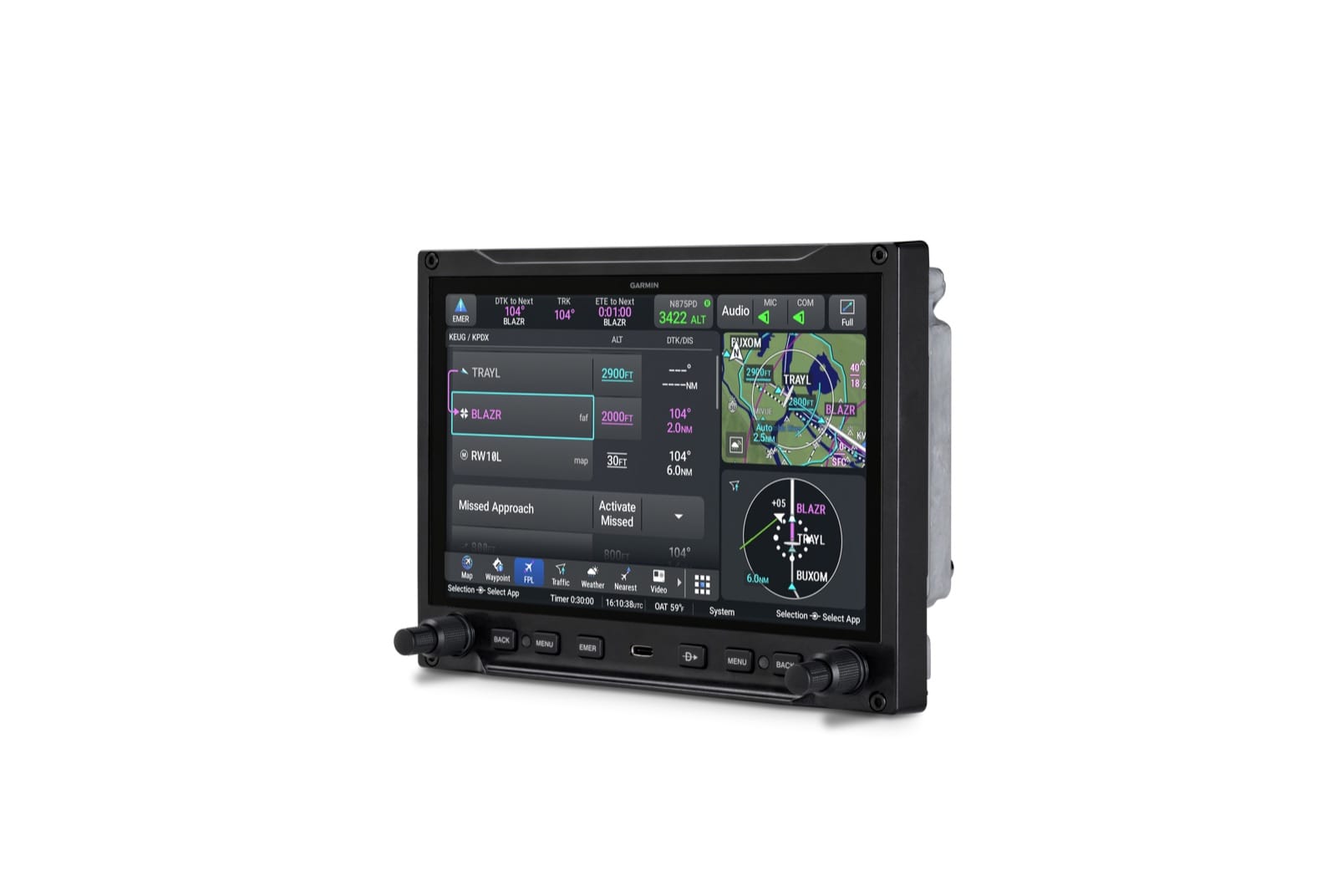 Garmin Flight Displays Garmin GDU 80L — 8-inch Landscape AXIS Flight Display (Certified) 010-04145-00 Garmin GDU 80L — 8-inch Landscape AXIS Flight Display (Certified)