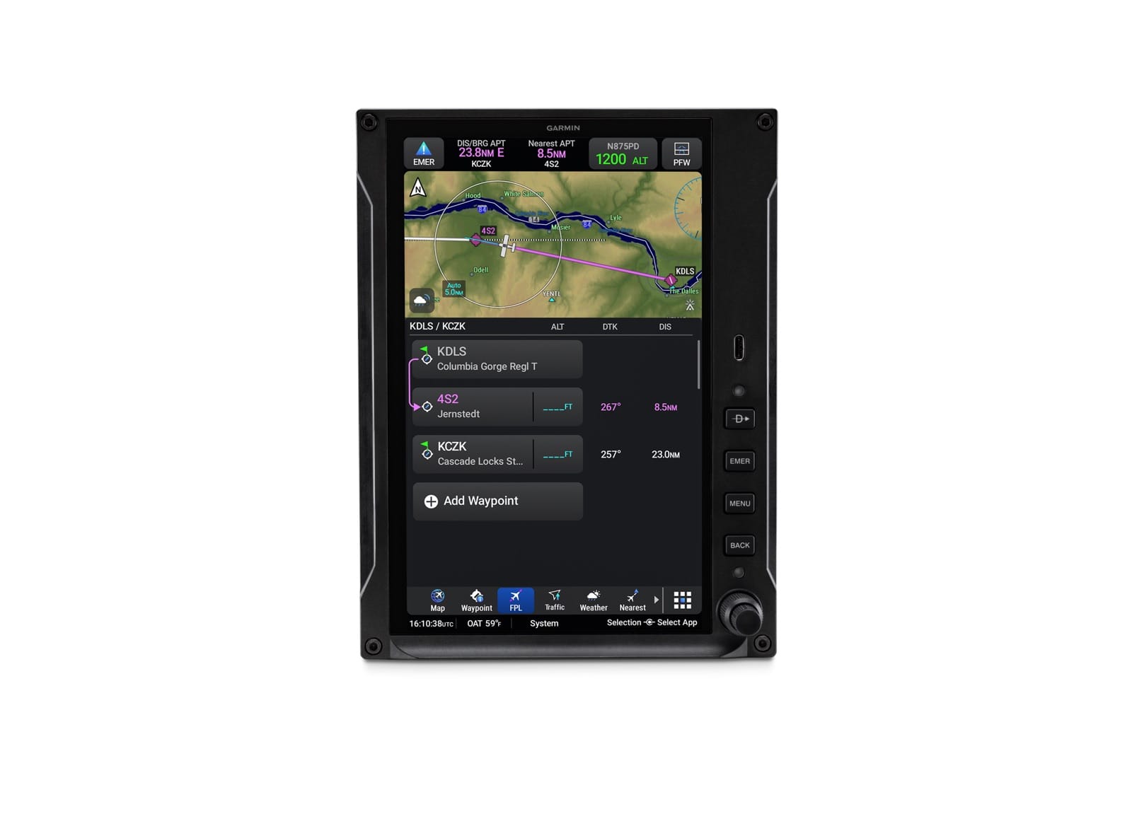 Garmin Flight Displays Garmin GDU 80P — 8-inch Portrait AXIS Flight Display (Certified) 010-04143-00 Garmin GDU 80P — 8-inch Portrait AXIS Flight Display (Certified)