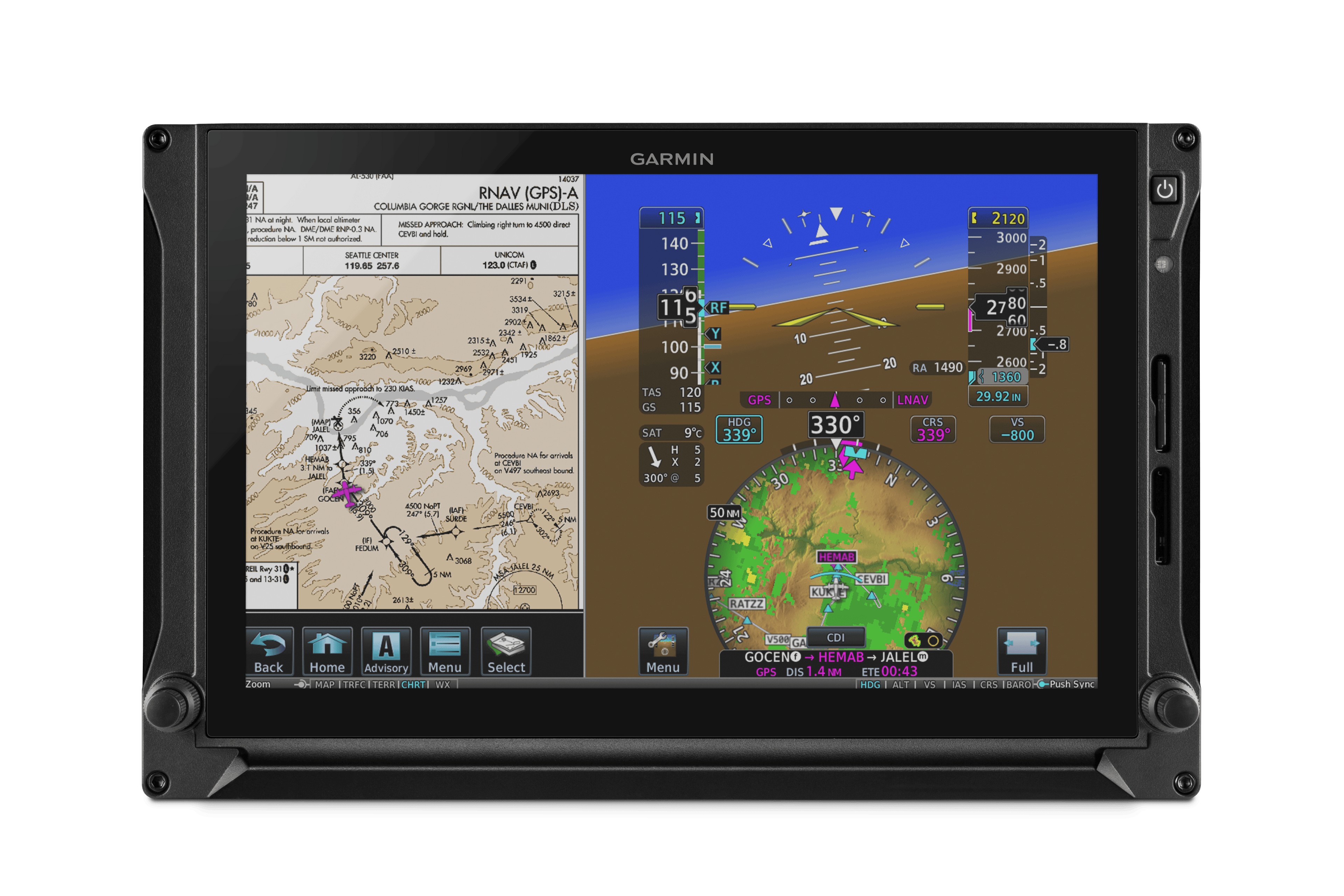 Garmin Primary Flight Display GDU 1060, G600 TXi, BLACK, Standard 010-01220-63 GDU 1060, G600 TXi, BLACK, Standard