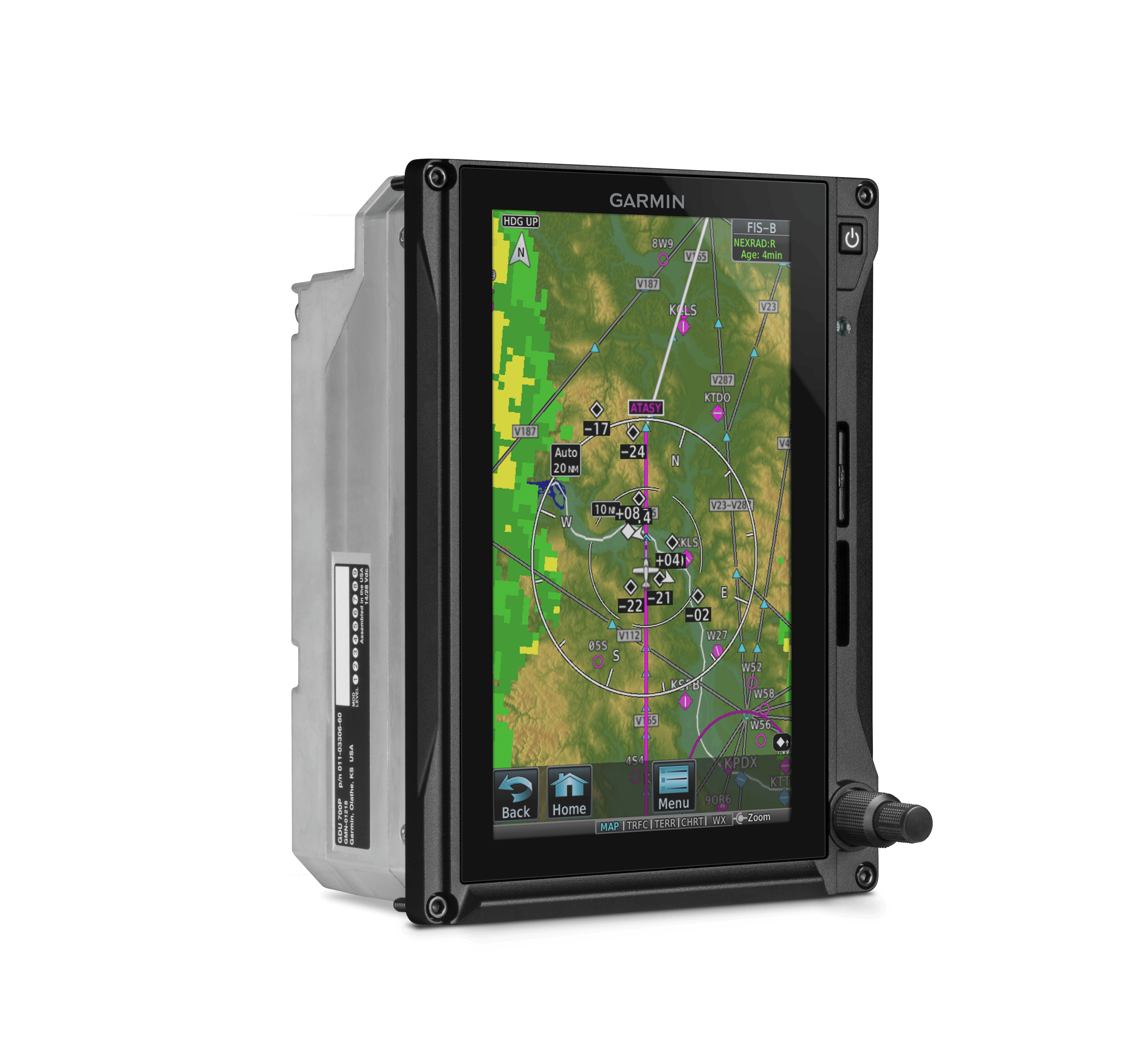 Garmin Primary Flight Display GDU 700P, G600 TXi, BLACK, Standard 010-01218-63 GDU 700P, G600 TXi, BLACK, Standard