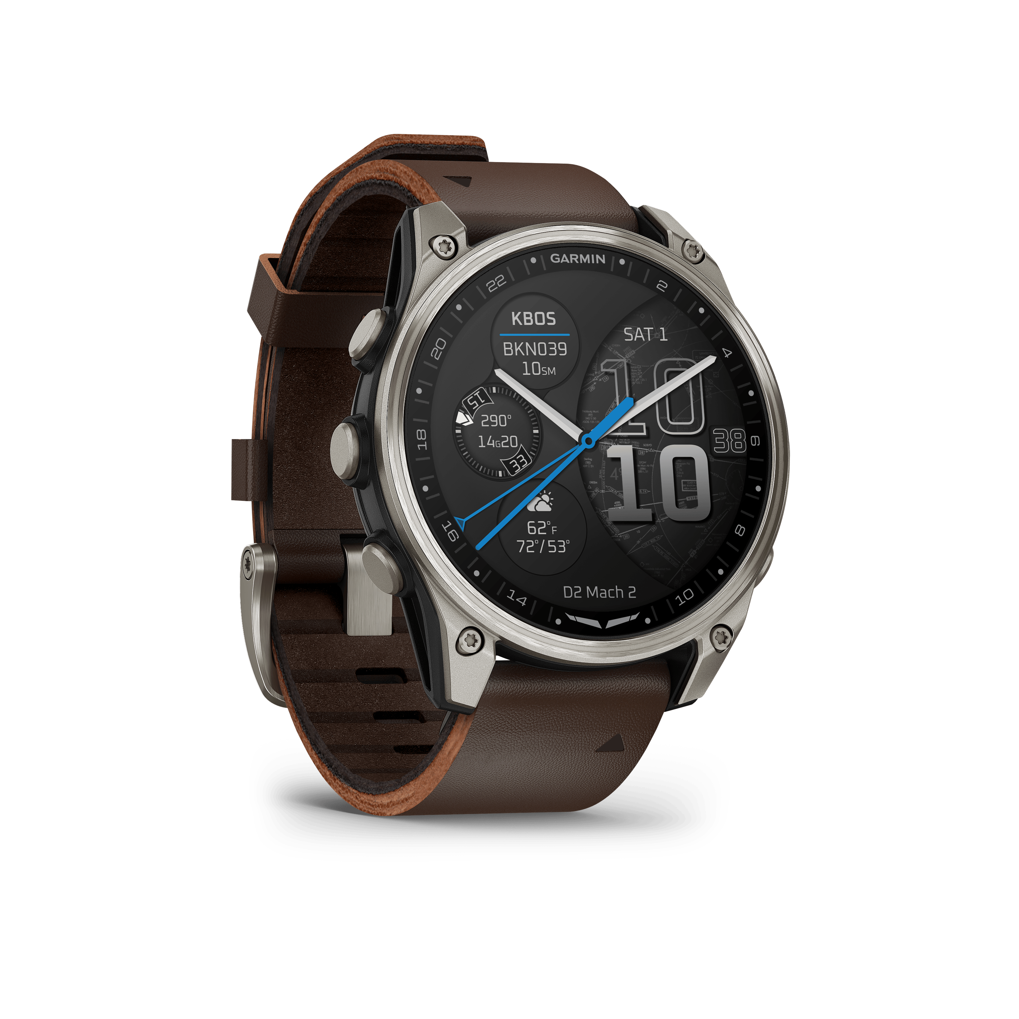 Garmin Watch D2™ Mach 2 Aviator Smart Watch D2™ Mach 2 Aviator Smart Watch