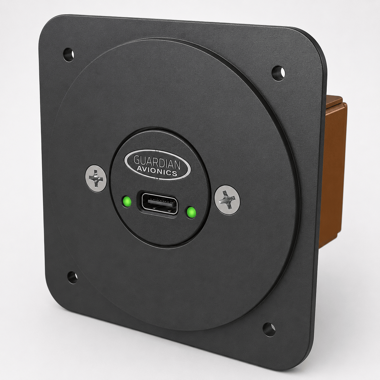 Guardian Avionics Accessories 2.25-inch Instrument Panel Adapter for USB Power Supply ADAPT-USB [52-29] 2.25-inch Instrument Panel Adapter for USB Power Supply
