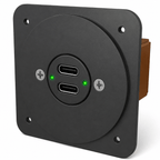 Guardian Avionics Accessories 2.25-inch Instrument Panel Adapter for USB Power Supply ADAPT-USB [52-29] 2.25-inch Instrument Panel Adapter for USB Power Supply