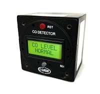 Guardian Avionics CO Detectors No AERO 551-101-002 Panel Mount Digital CO Detector 75-9 AERO 551-101-002 Panel Mount Digital CO Detector