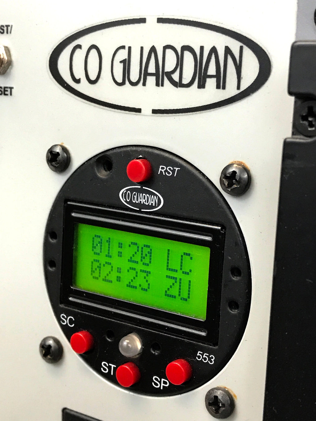 Guardian Avionics CO Detectors No AERO 553-101-001 Panel Mount Digital Multi-Function CO Detector 75-7 AERO 553-101-001 Panel Mount Digital Multi-Function CO Detector