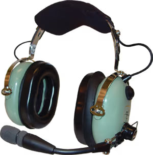 David Clark Aviation Headset | Straight Cord, Dual Plug, Flex Boom, M-7/A