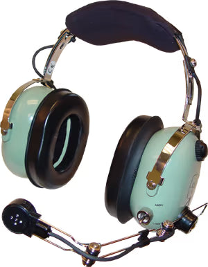 David Clark Aviation Headset | Passive, Dual Impedance, Coil Cord, U-174/U