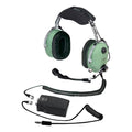 David Clark Aviation Headset | ENC, Dual Impedance, Coil Cord, U-174/U