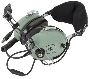 David Clark Aviation Headset | Coil Cord, U-174/U Plug, Wire Boom, M-87
