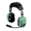 David Clark Aviation Headset | Custom Comfort System, Straight Cord, Dual Plug