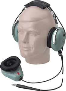 David Clark Ground Support Headset | Mic Shield/Hang, PTT, Straight Cord, SC-267 Plug