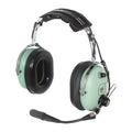 David Clark Aviation Headset | Coil Cord, 1/4in Stereo Plug, Flex Boom, M-7A