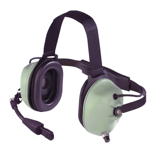 David Clark Aviation Headset | BTH, Coil Cord, Dual Plug, Flex/Wire Boom, M-7A
