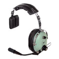 David Clark Aviation Headset | Single Ear, Coil Cord, 1/4in Stereo Plug, Flex/Wire Boom, M-7A