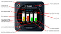 Insight Instrument Corp G1 4-Cylinder Engine Monitor (2.25" bezel, carbureted) — ships with Carb Probe + SD Card 610C-142 G1 4-Cylinder Engine Monitor (2.25" bezel, carbureted) — ships with Carb Probe + SD Card