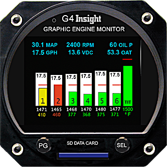 Insight Instrument Corp G4 4-Cylinder Lake (includes CHT Adaptor Probe, 24ft Harness) 610C-449 G4 4-Cylinder Lake (includes CHT Adaptor Probe, 24ft Harness)