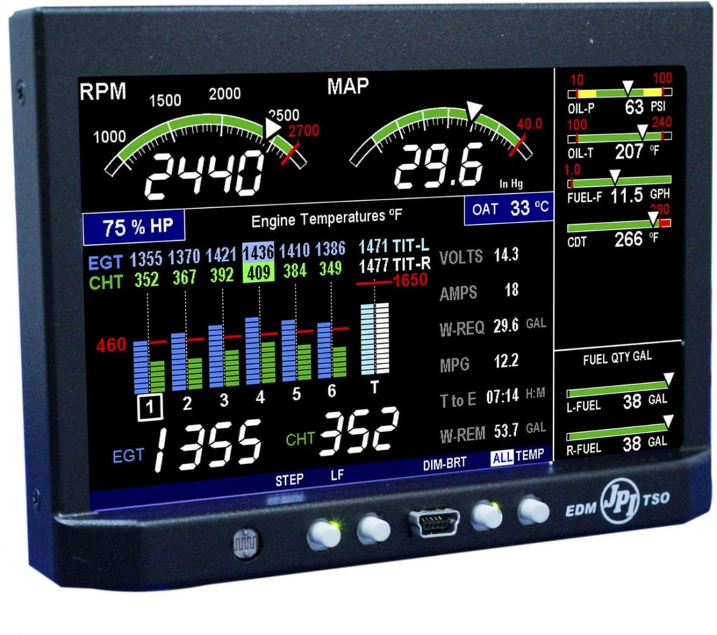 JP Instruments Engine Monitor JP Instruments EDM 900 EDM-900 JP Instruments EDM 900