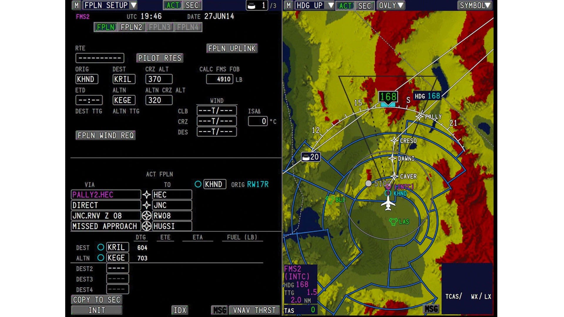 Paperless cockpit operation