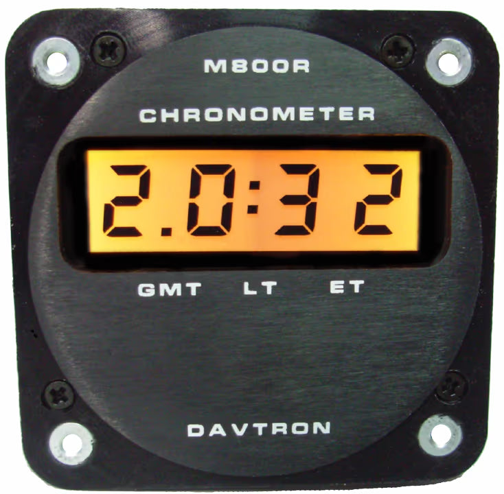 M800R Remote Digital Clock Chronometer | 14V, Orange Lighting | Remote Unit