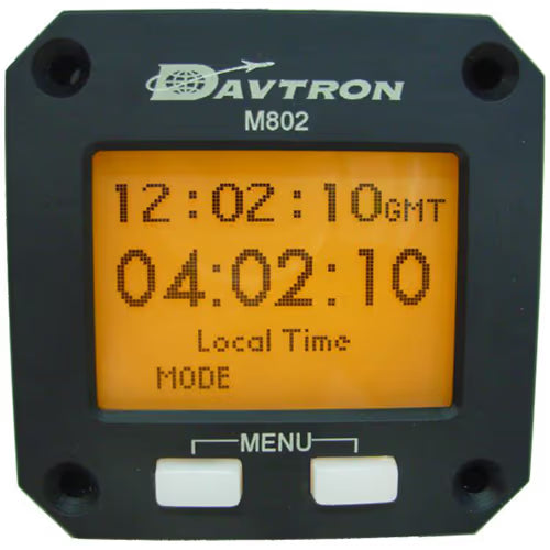 M802C Graphics LCD Clock | Universal, Local, and Elapsed Time, Count Down Timer