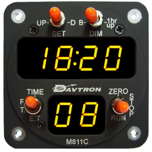 M811C Chronometer | LED, Black, Internal Mount