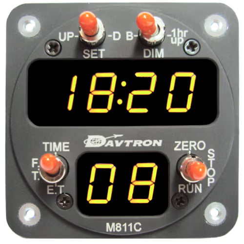 M811C Chronometer | LED, Gray, Internal Mount
