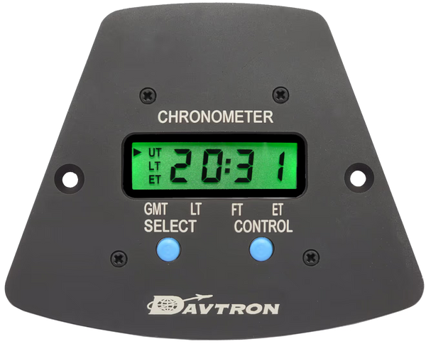 Davtron Flight Instruments MB800AIS Yoke Mount Digital Clock for Beechcraft King Air MB800-AIS-U-NVG MB800AIS Yoke Mount Digital Clock for Beechcraft King Air