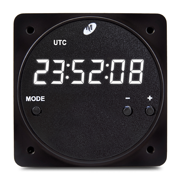 Mid-Continent Mid-Continent CHRONOS CH93 Digital Clock (10-32 VDC in, 8 MODES: Local time/UTC/Flight timer/Countdown/Stopwatch/Volts/OAT/Secondary air temp) 6420093-0 Mid-Continent CHRONOS CH93 Digital Clock (10-32 VDC in, 8 MODES: Local time/UTC/Flight timer/Countdown/Stopwatch/Volts/OAT/Secondary air temp)