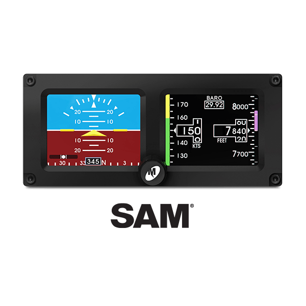 Mid-Continent Mid-Continent SAM MD302 Standby Attitude Module (10-32 VDC, Black bezel, Without battery) 6420302-2 Mid-Continent SAM MD302 Standby Attitude Module (10-32 VDC, Black bezel, Without battery)
