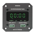 M850 Digital Clock Chronometer | 2-1/4in, 28V NVG Incandescent, Gray Faceplate
