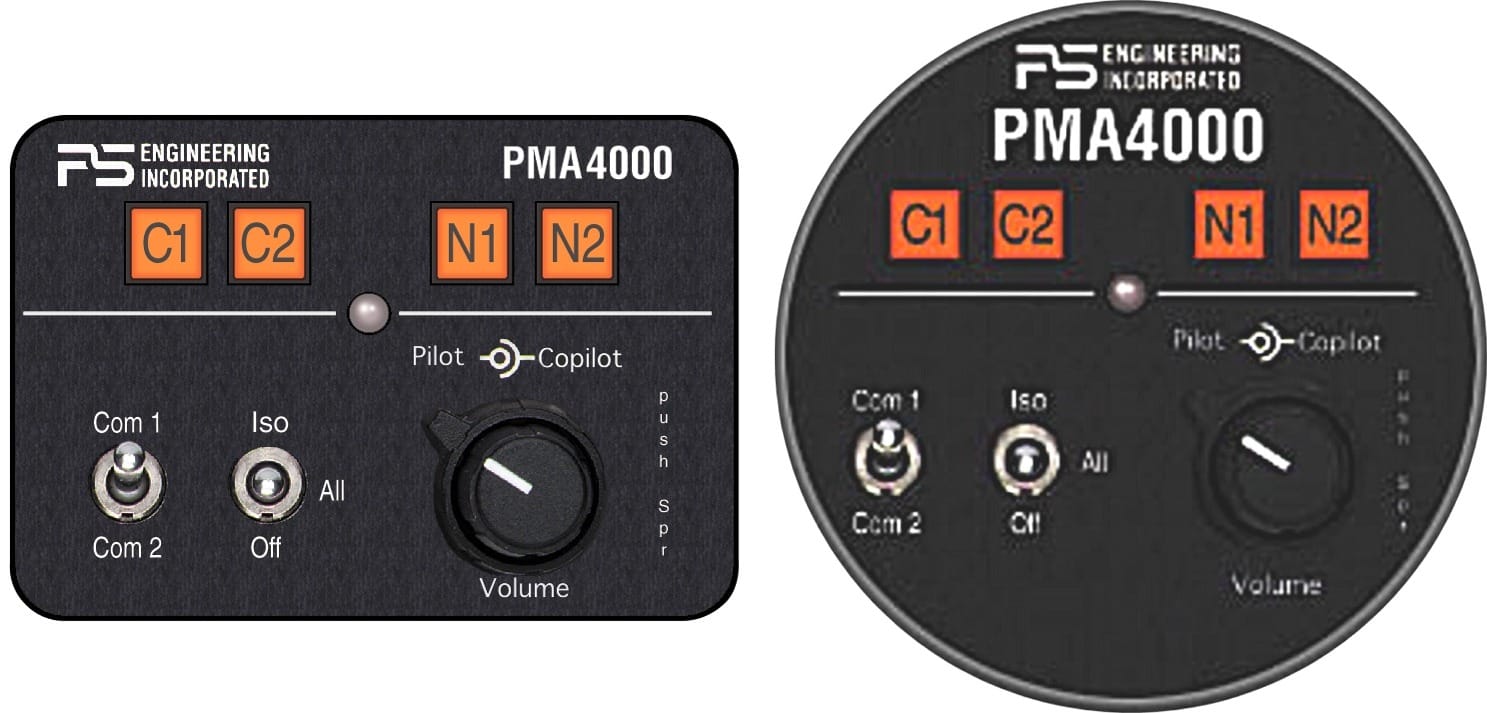 PS Engineering Audio Accessories PS Engineering 2¼-inch Round Mounting Plate for PMA4000 575-004-0001 PS Engineering 2¼-inch Round Mounting Plate for PMA4000