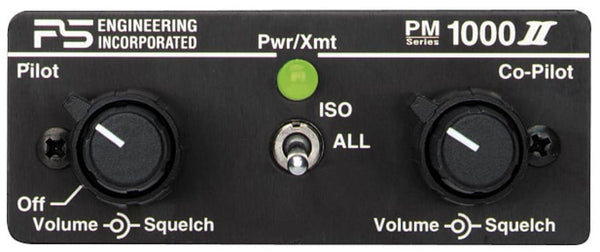 PS Engineering Intercoms PS Engineering PM1000II — 4-place Mono Panel Mount Intercom with Pilot Isolate (Jack Kit included) 11922 PS Engineering PM1000II — 4-place Mono Panel Mount Intercom with Pilot Isolate (Jack Kit included)